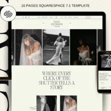 Squarespace 7.1 Website Template
