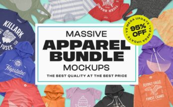 Massive Apparel Mockups Bundle