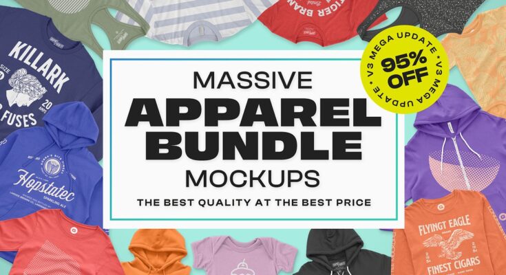 Massive Apparel Mockups Bundle