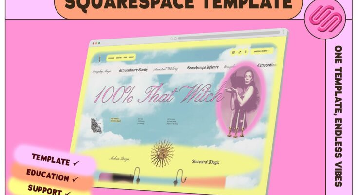 CHAMELEON Squarespace Template