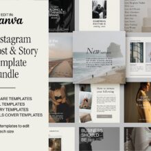 Aesthetic Social Media Templates pt2