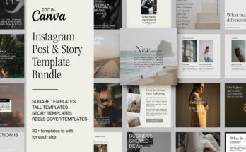 Aesthetic Social Media Templates pt2