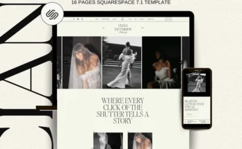 Squarespace 7.1 Website Template