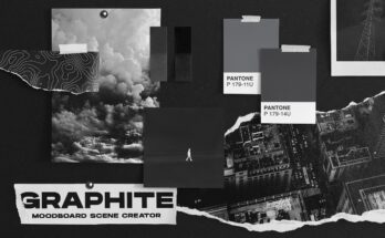 Graphite Moodboard Scene Creator