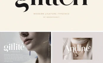 Glitten Ligature Serif Font