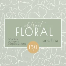 Abstract Floral collection