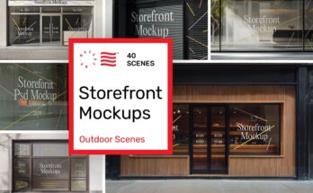 Storefront Mockups Window Mockups