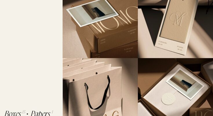 Mailing Box and Bag mockups