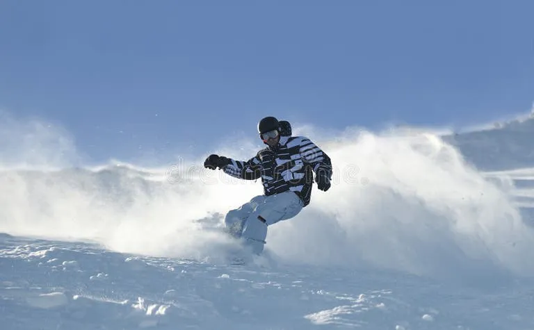 Snowboarders High Jump