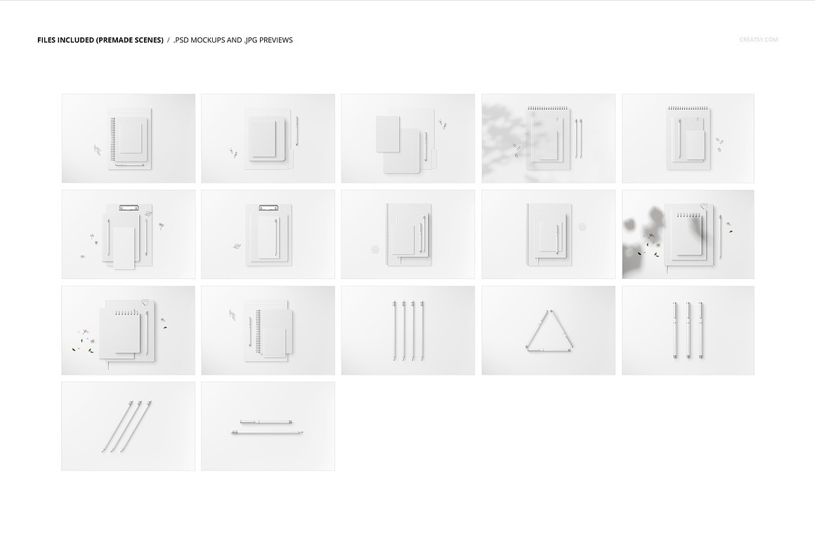 Stationery Set Mockup Bundle