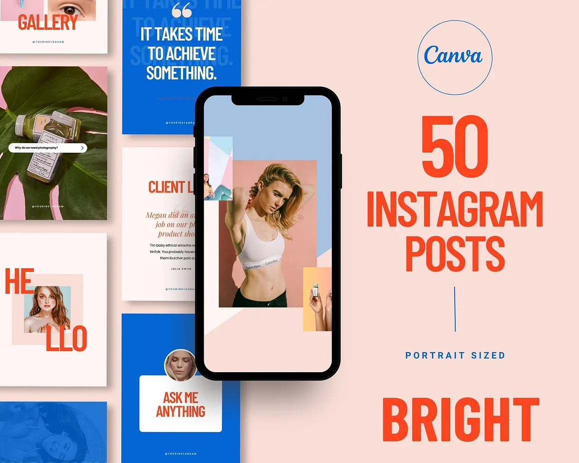 Instagram Post Template  Bright