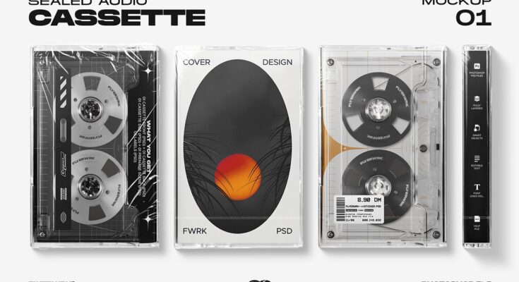 Cassette Mockup Bundle