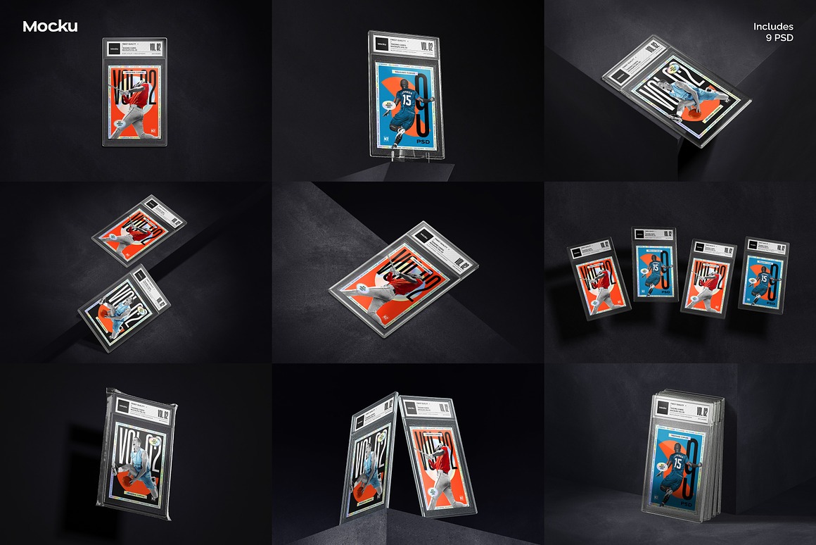 Trading Card Mockups
