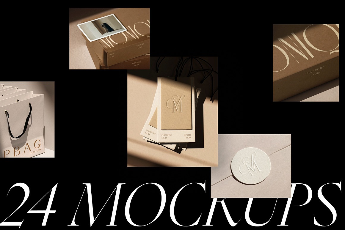 Mailing Box and Bag mockups