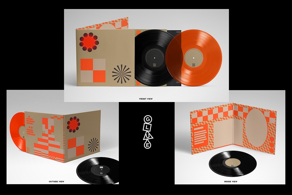 Gatefold Vinyl Mockup Pack
