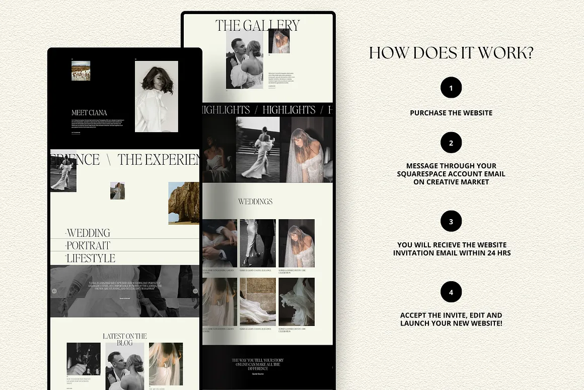 Squarespace 7.1 Website Template