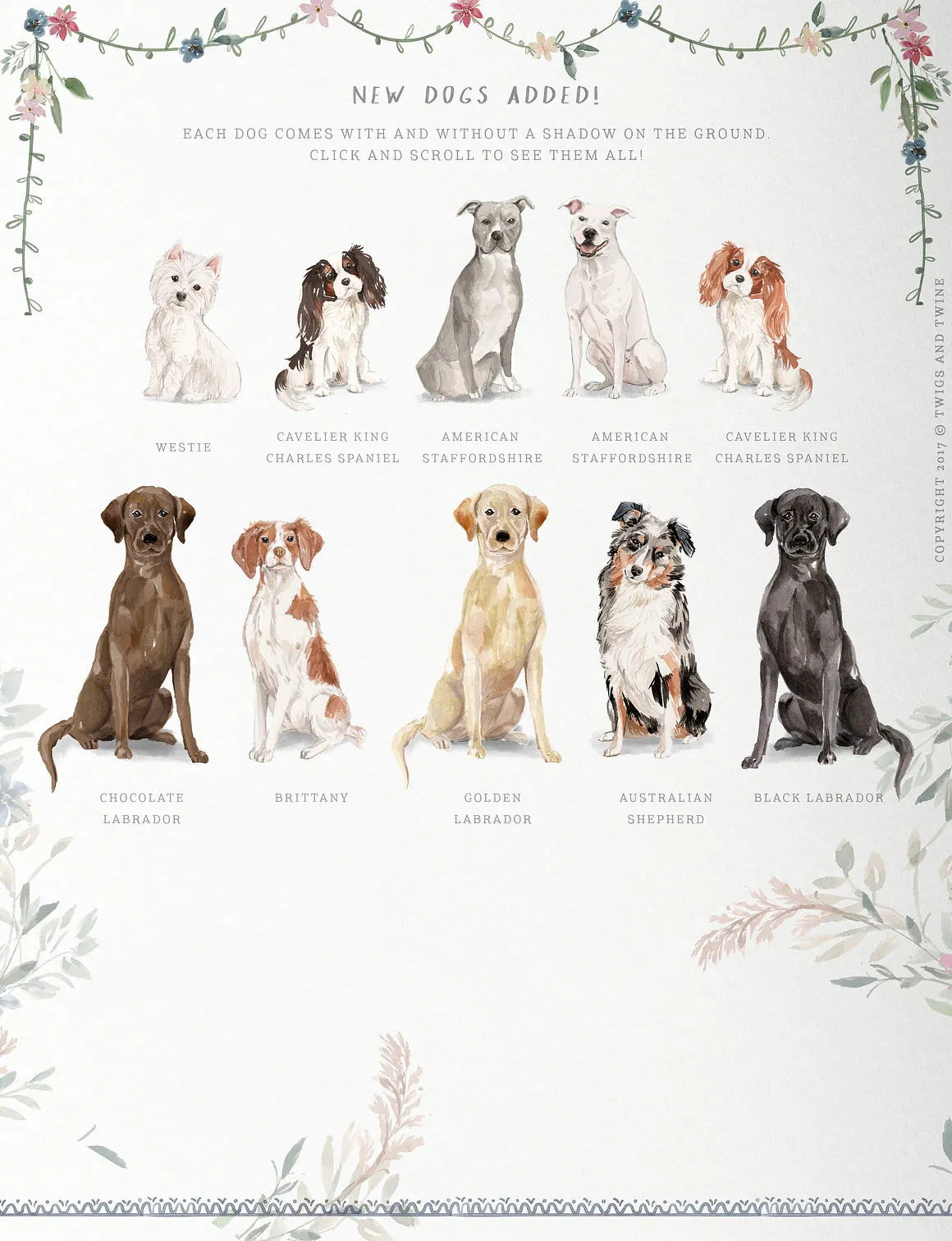 Muddy Paws Dog Clipart