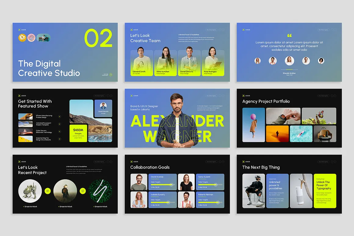 Berux Presentation Template Design