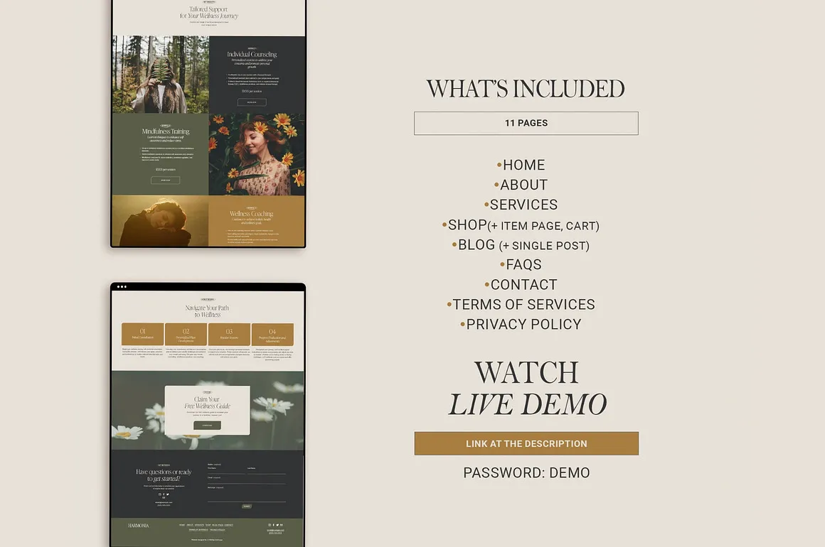 Therapist Website Template