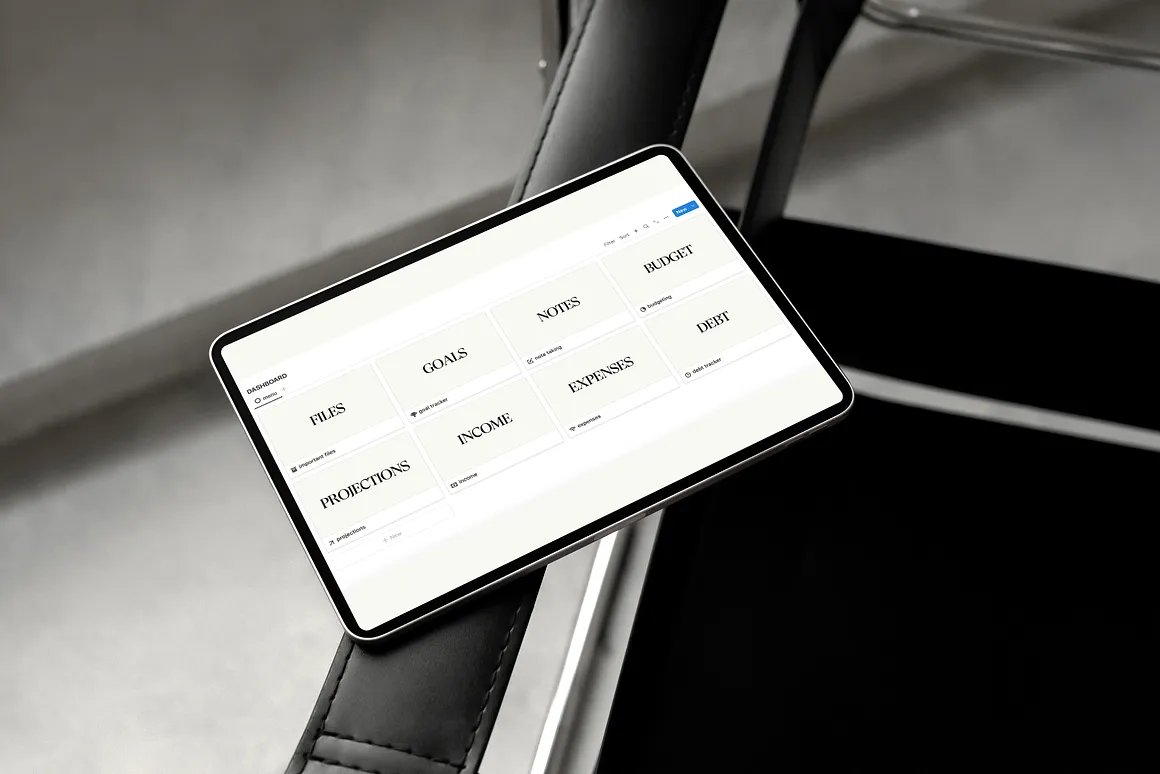 Finance Tracker for Notion