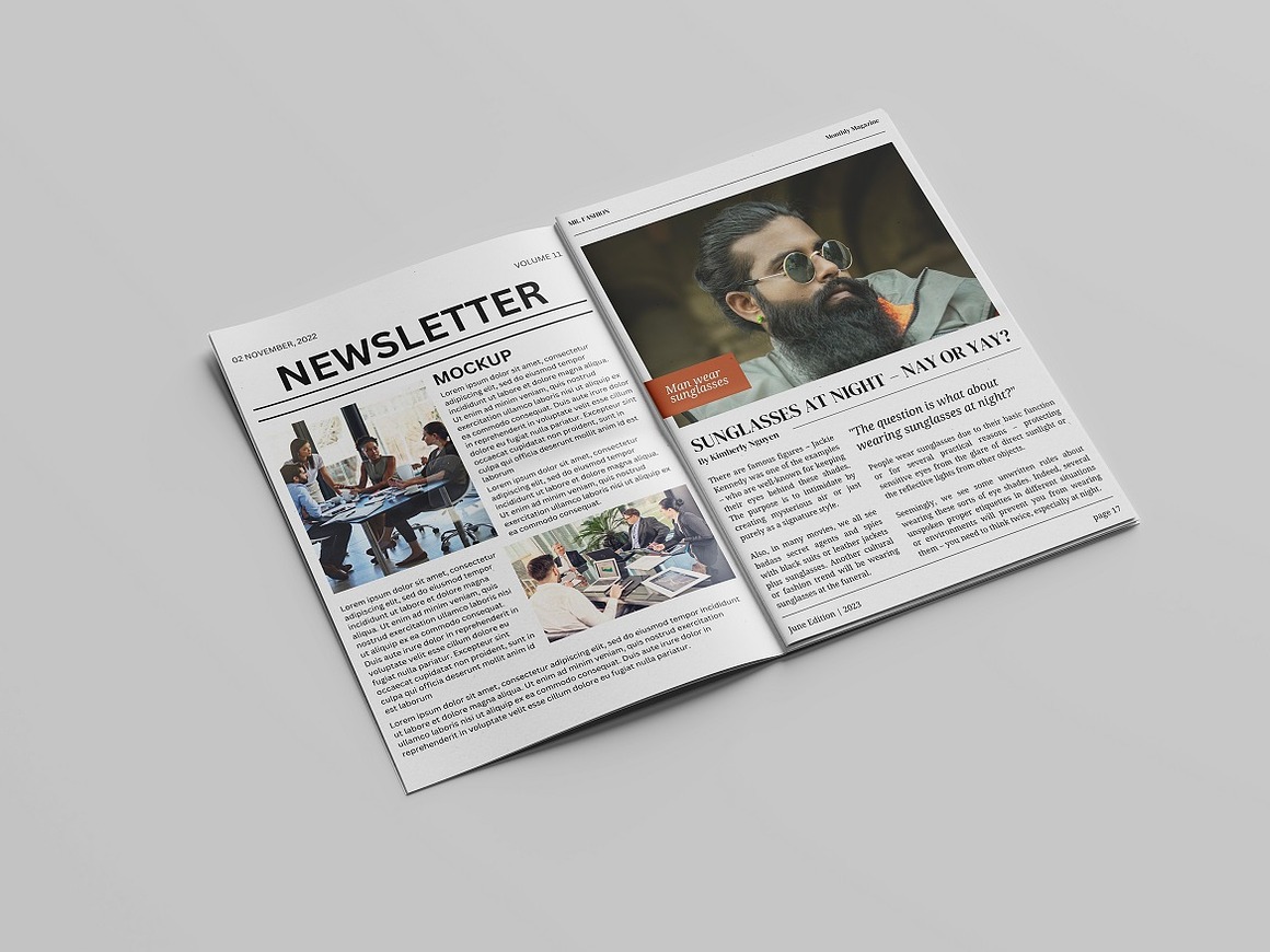 Newspaper Mockup
