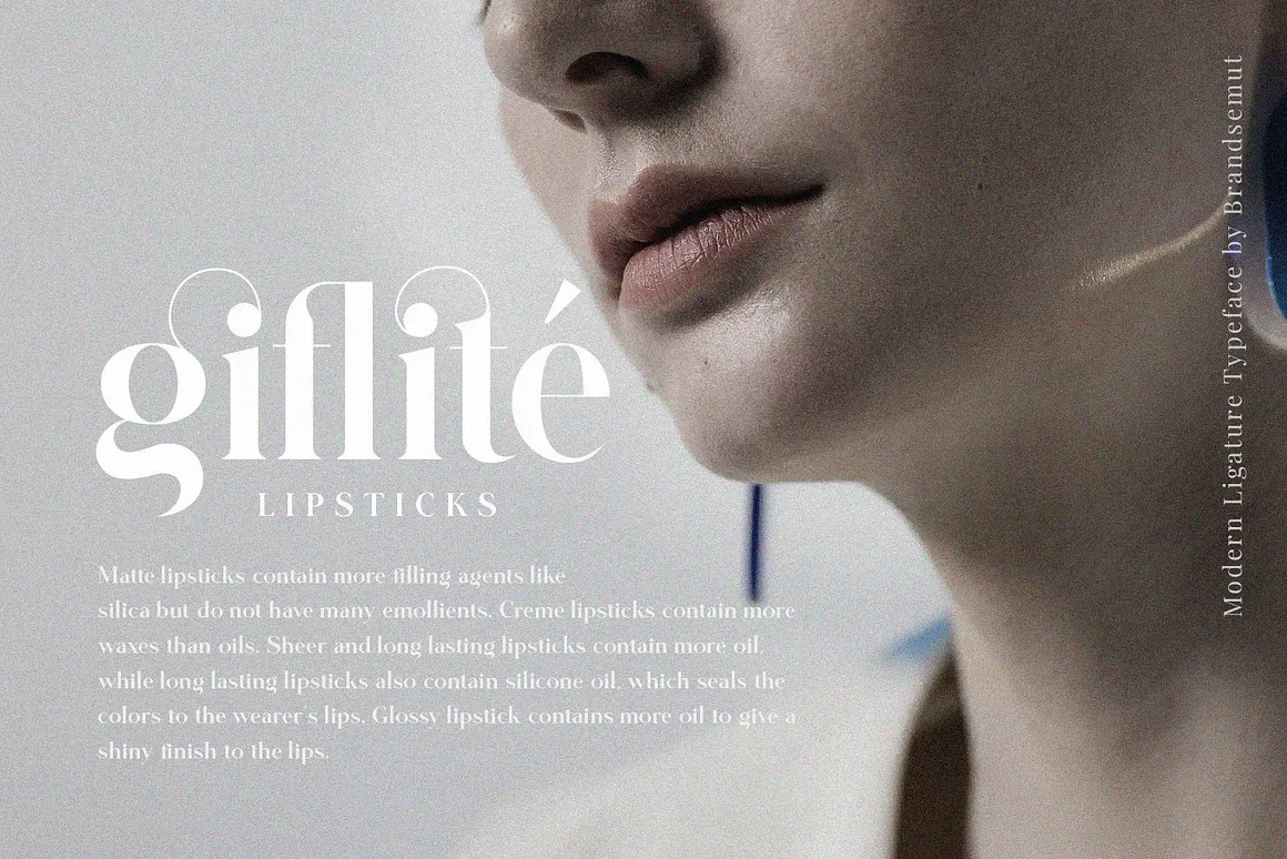 Glitten Ligature Serif Font