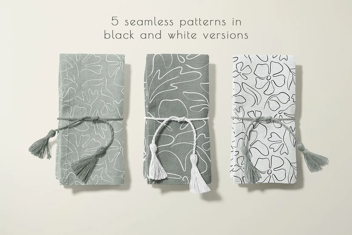 Abstract Floral collection