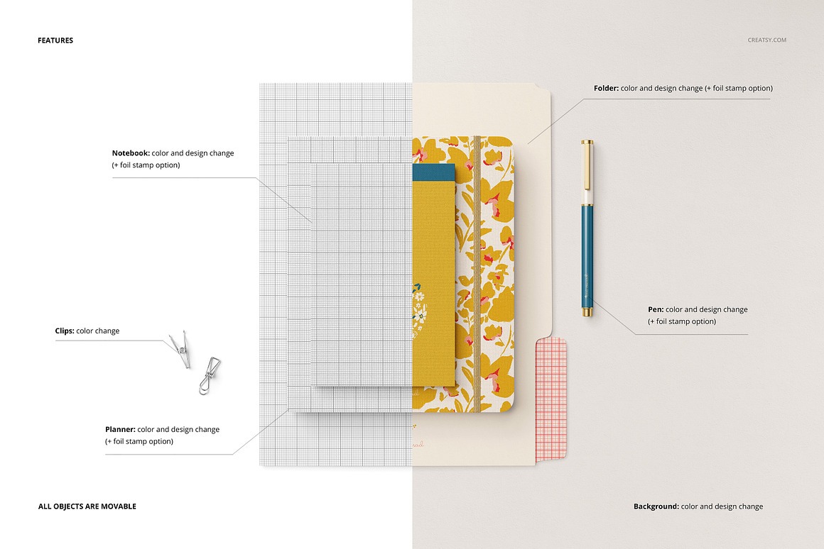 Stationery Set Mockup Bundle