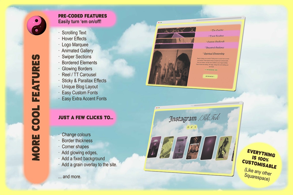 CHAMELEON Squarespace Template