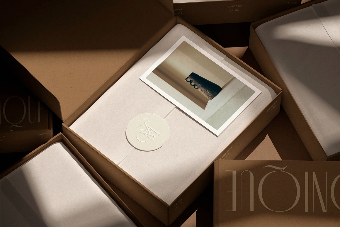 Mailing Box and Bag mockups