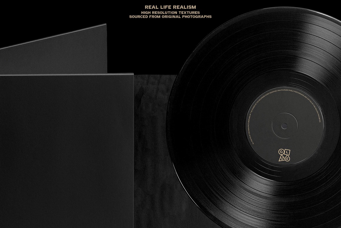 Gatefold Vinyl Mockup Pack