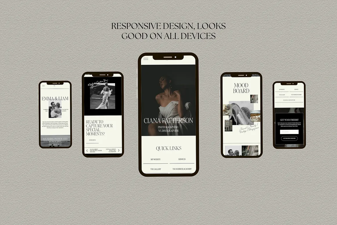 Squarespace 7.1 Website Template