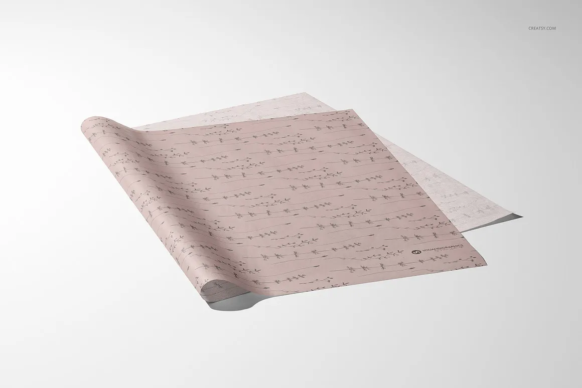 Tissue Paper Mockup Set