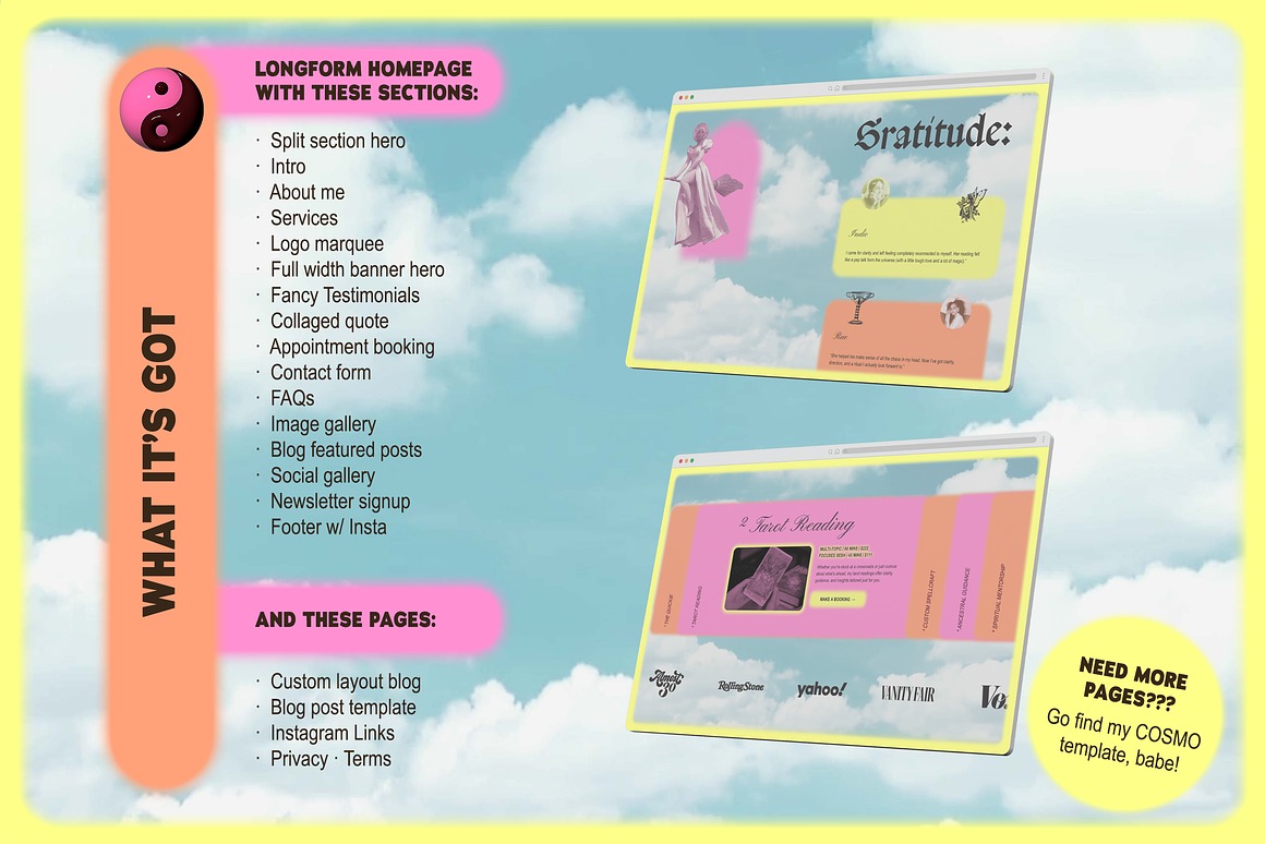 CHAMELEON Squarespace Template