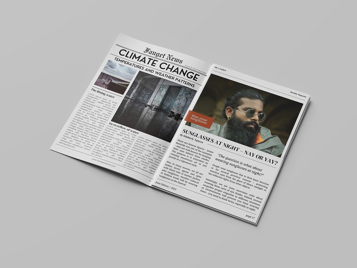 Newspaper Mockup