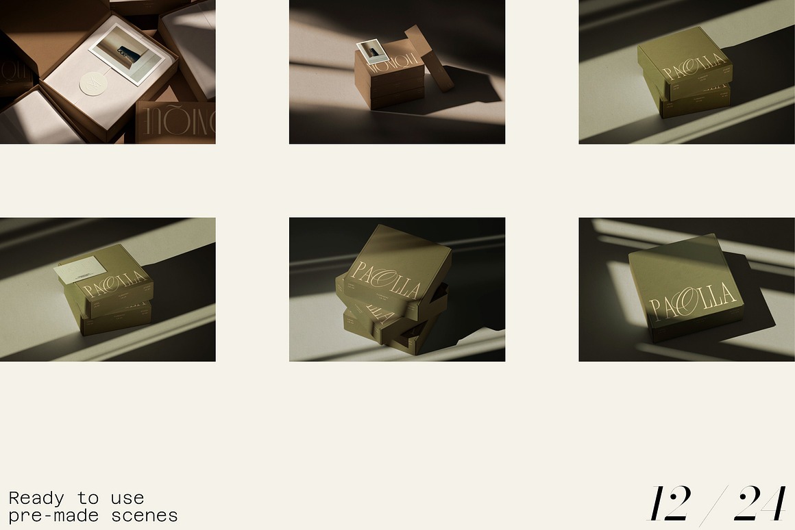 Mailing Box and Bag mockups