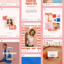 Instagram Post Template Set