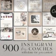Life Coach Instagram Templates