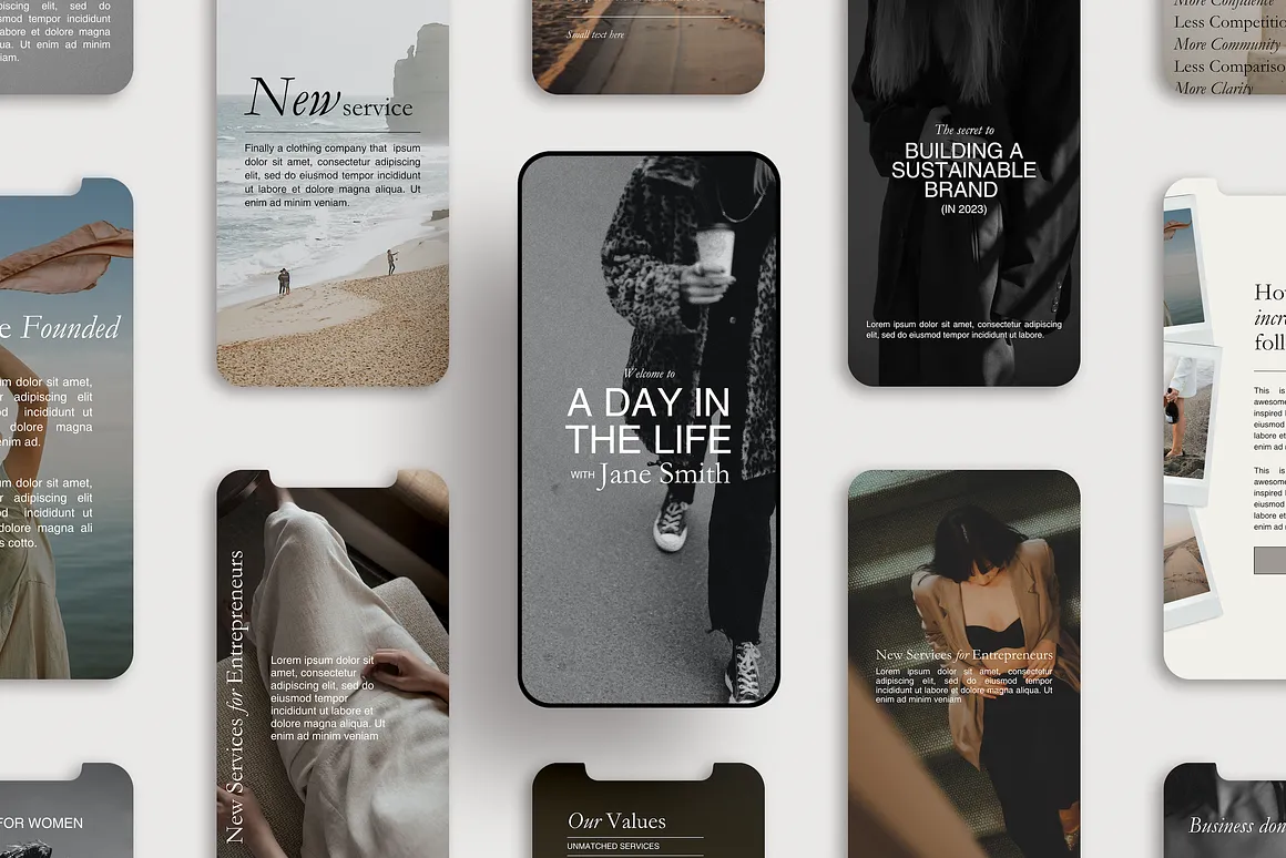 Aesthetic Social Media Templates pt2